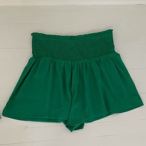 Green Erica skirt lookalike shorts